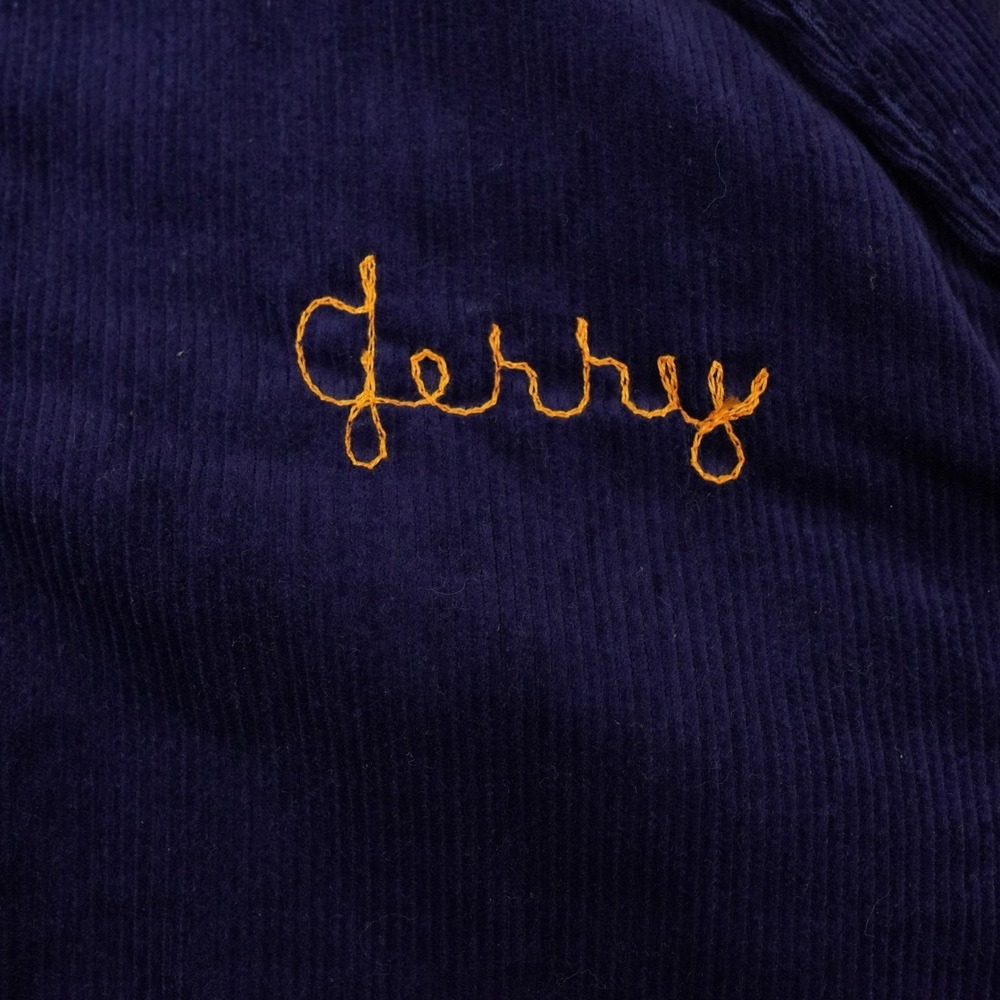 VTG 80s National FFA Jacket Men 36 Blue Manchester New Hampshire Corduroy Gerry - Picture 12 of 15